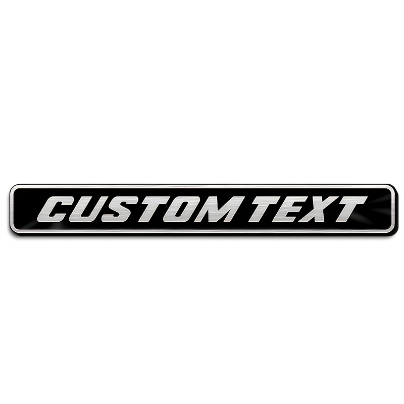TEMU Boutique Metal Decorative Plaque With Letters, Car Emblem Decoration, Multifunctional, Suitable For Cars, Motorcycles, Cruise Ships, A Item For