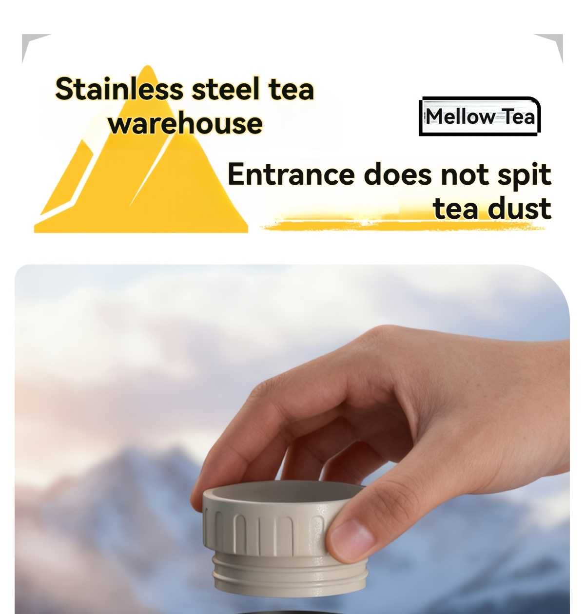 1 stainless steel large capacity in multiple sizes with a handle and cup lid featuring a tea storage compartment and maintaining temperature for suitable for outdoor use and camping Product details 17