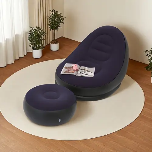 fast inflatable couch lounger super comfortable outdoor sofa bed and flocking chair foldable durable space saving design for indoor outdoor relaxation