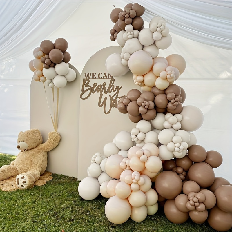 

200pcs Balloon Garland Arch Kit For Weddings, Engagements, Birthdays, Baby Showers, Baptism - Emulsion Balloons For Decorations, Age 14+