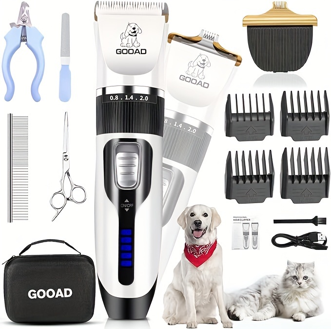 dog clippers grooming kit paw trimmer cordless low Temu