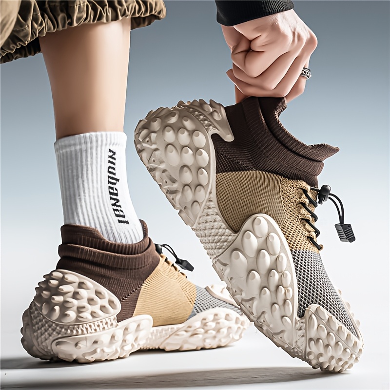 New Fashion Durian Fly Weave Athletic Shoes Tire Sole Slip-On Lazy Shoes