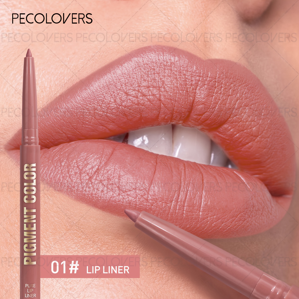 Pecolovers Color Lip Liner, Precision-tipped Tool For Perfectly Lips, Matching Shades To Any Lip Color - Craft Pout With Ease