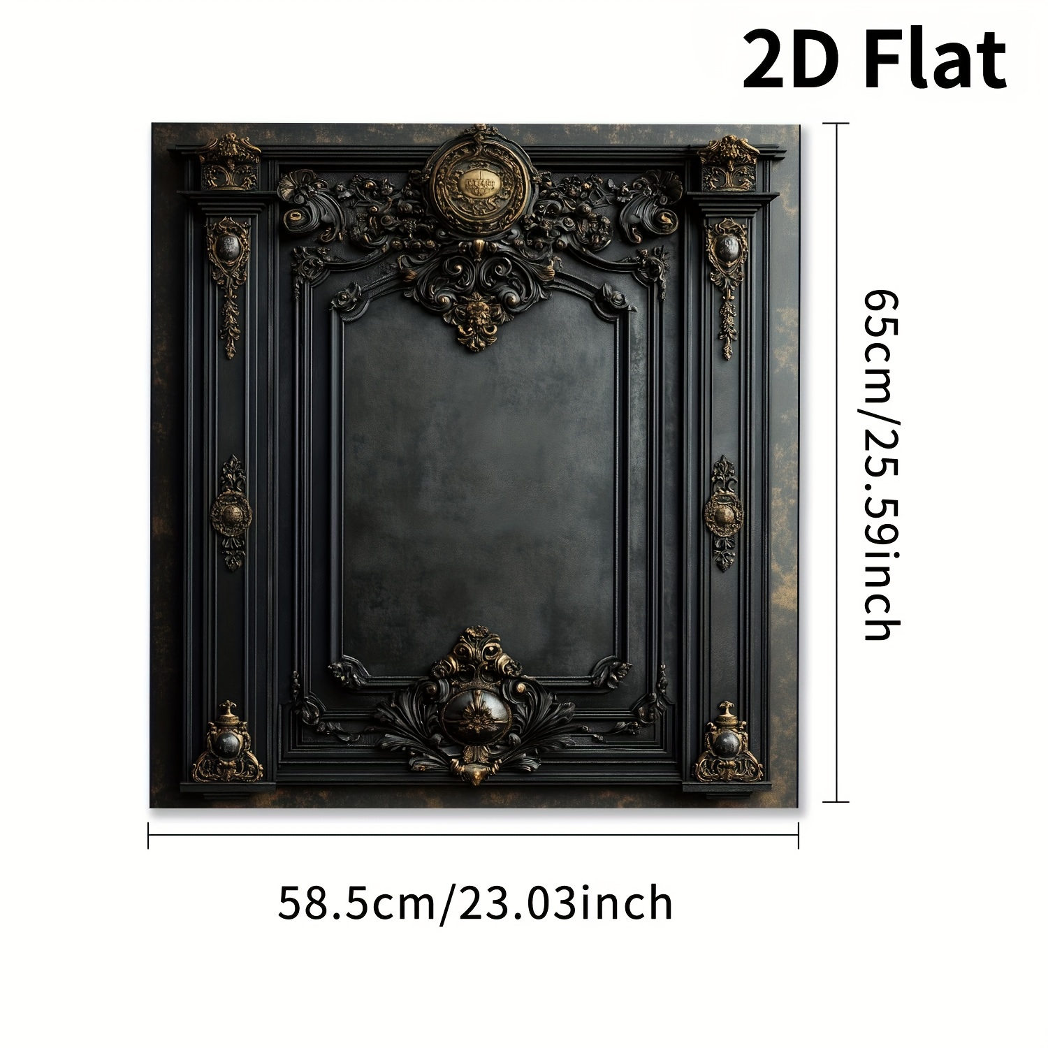 TEMU 1pc 2d Flat Magnetic Dishwasher Lid Sticker, 3d European Carved Pattern, Easy To Clean And Reusable, Suitable For Dishwasher, Refrigerator,