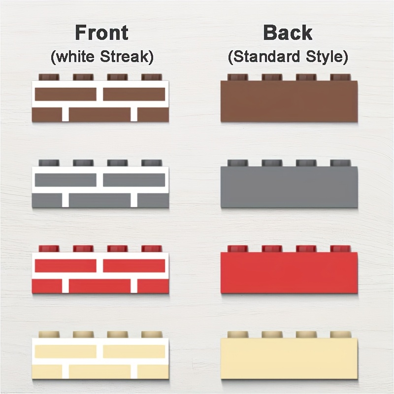48pcs Wall Tile Style Toys for Building Blocks