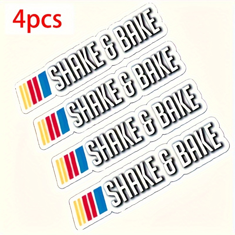 

4pcs Funny Car Stickers - And Bake Decals For Cars, Trucks, And More