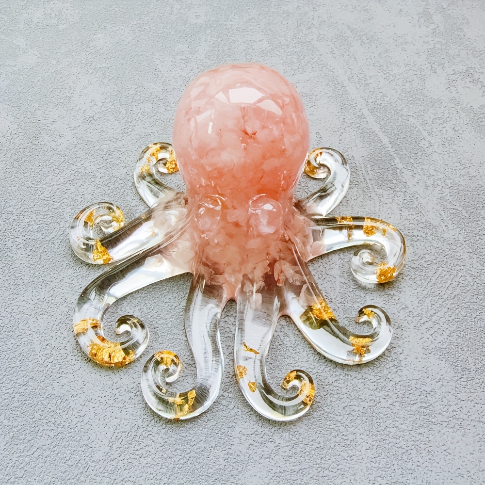E-shop Kristalltropfen zum Tintenfisch machen, Kristall Tintenfisch Ornamente, Innendekoration Kristall Geschenke