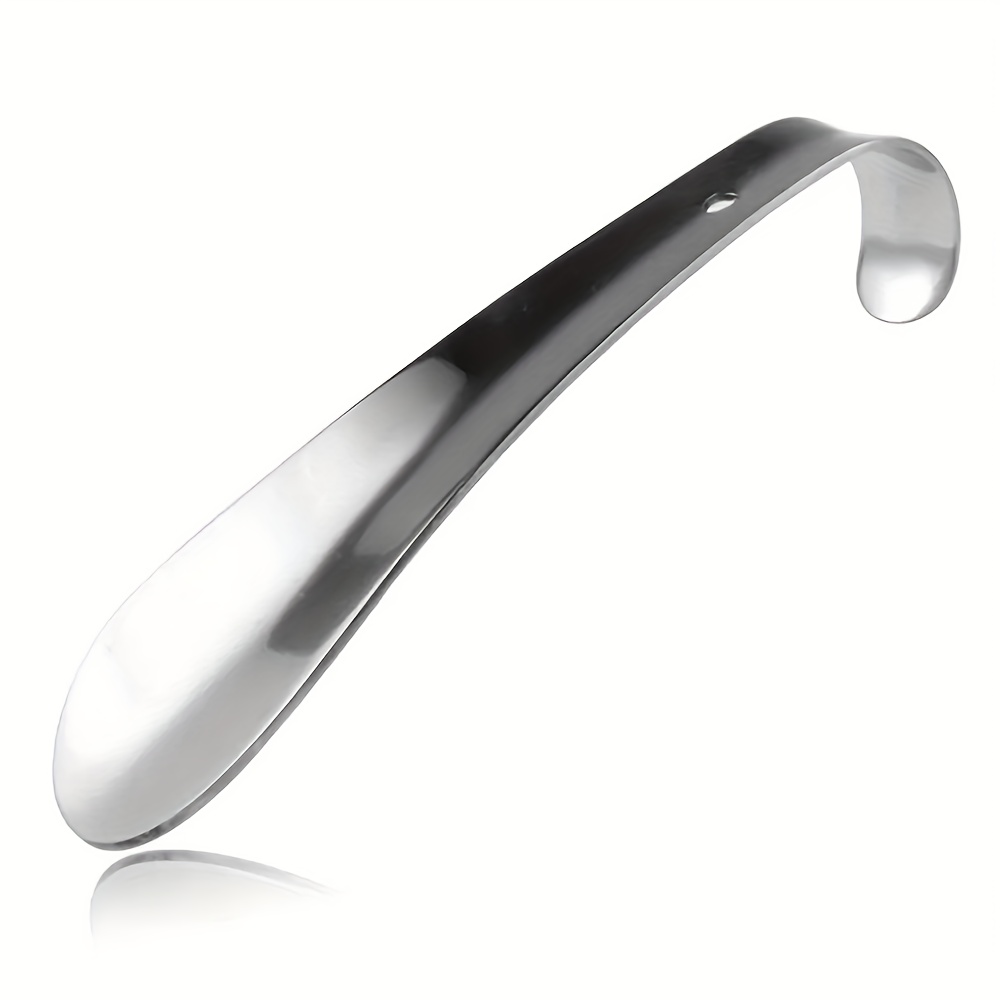 1pc Of A 6.3-inch Metal Shoehorn