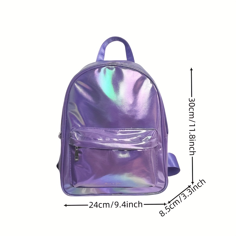 Trendy Laser Fishtail Shape Backpack Fish Pattern Zipper - Temu