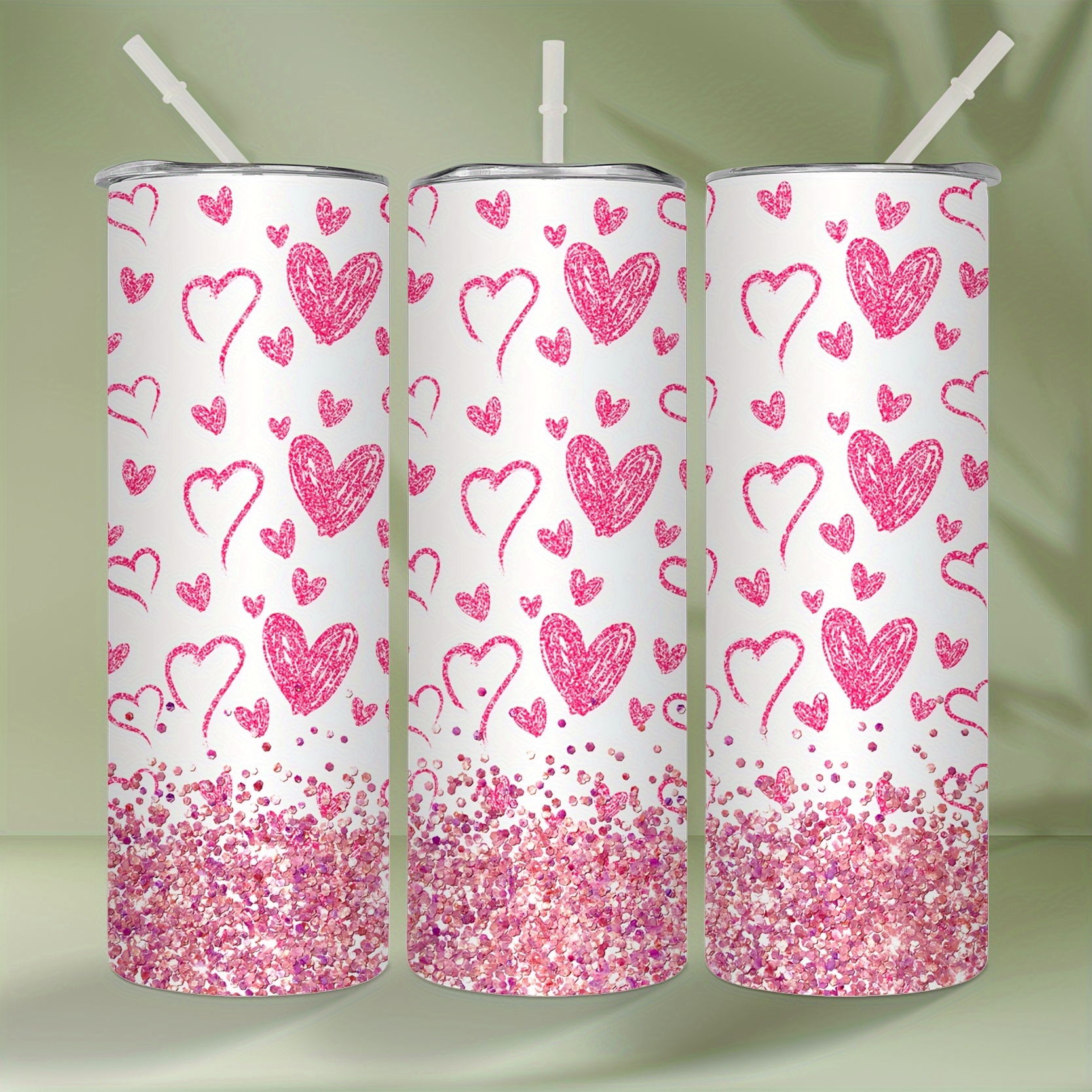

1pc Steel Pattern, Insulated , Bpa-free, , 's Day For - 20oz Round