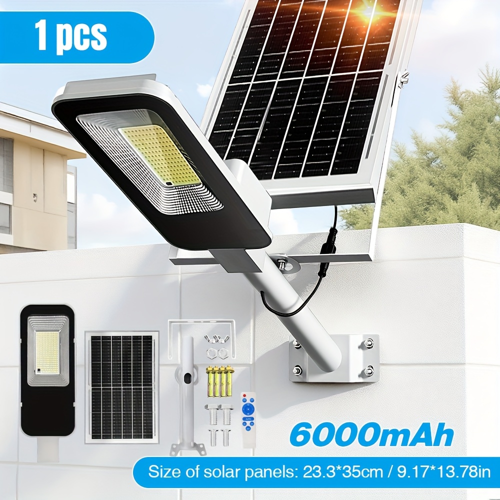 1 Unit Units - Outdoor Solar Street Lamps, , Exterior Lights In Garages And Courtyards (no Wiring Required), Led Solar Lights For Outdoor , Fences And Small Street Lamps - From Dusk To Dawn