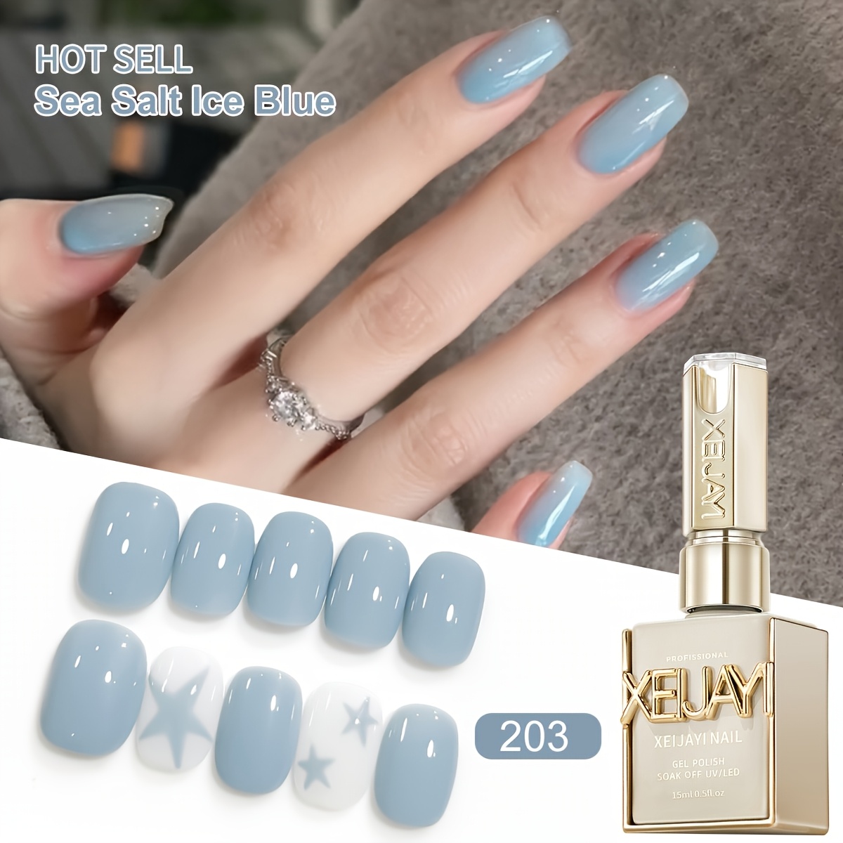 TEMU 15ml Spring Nail /led Gel Polish - Soaking Gel Suitable For Nail Art, Compatible, Instant Hard Gel For Salon & Diy, Solid Color Nail Polish For