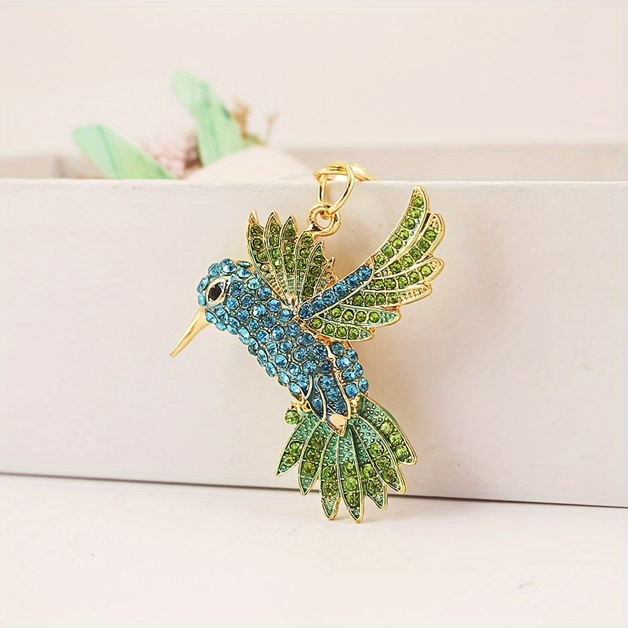 A Cute Peace Bird Animal Rhinestone Car Keychain Key Ring Key Chain Key Holder Gift Present Bag Pendant For Girlfriend Boyfriend Lady Men Friend Lover Colleague