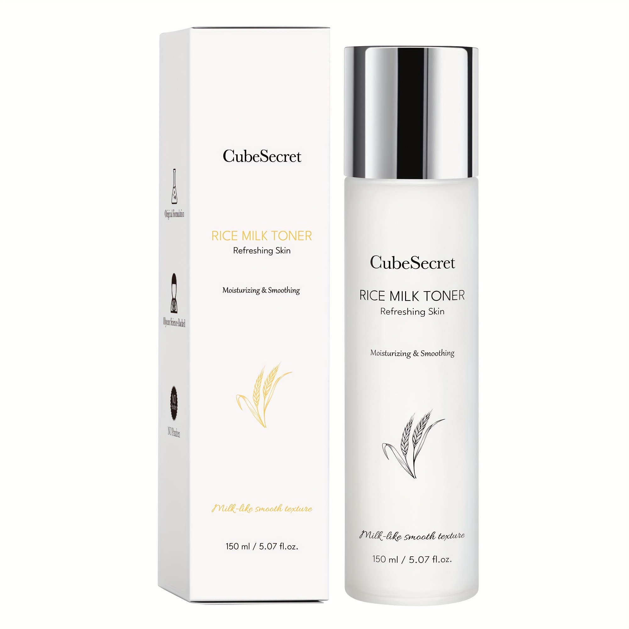 Image of 150ml/5.07fl. Toner, Featuring Rice Extract, Niacinamide, And Hyaluronic Acid For A 3-in-1 That Hydrates The Skin, And Tightens, And Provides A Milky Brightening Effect