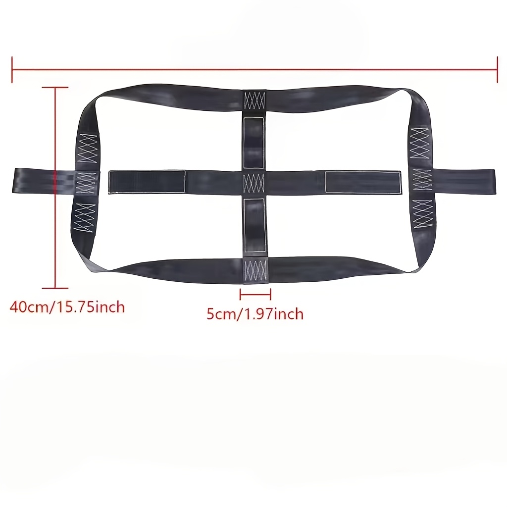TEMU Motorcycle Tire Straps, Electric Vehicle Tire Restraint Straps, Made Of Durable Nylon Material, Contour To The Wheel Outline, Fix The Rear Wheel
