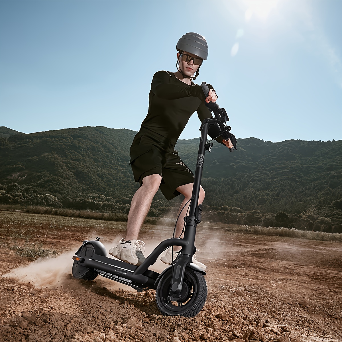 n65  scooter for adults featuring 10 tires a foldable design app control and a carbon fiber riser ideal for black friday and christmas presents Product details 4