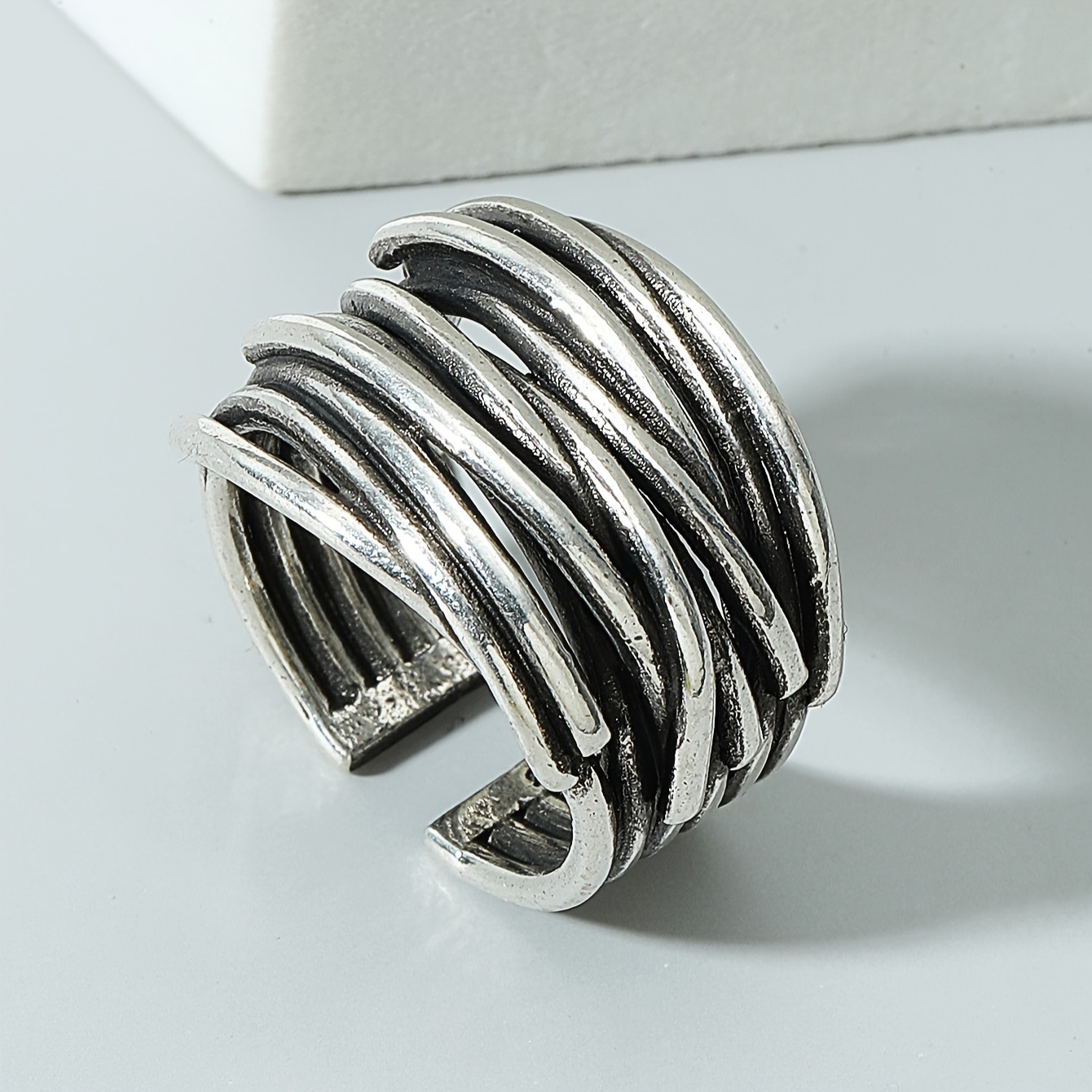 TEMU Anillo Gótico Vintage para Hombre - Aleación de , Pieza de Moda