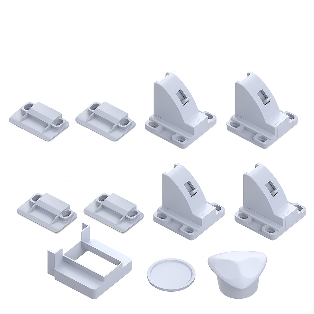 TEMU Magnetic Cabinet Locks For Babies (4 Pack Locks With 1keys), Baby Baby Proofing Cabinet Locks, Child Locks For Cabinets Drawers Doors, No Tools