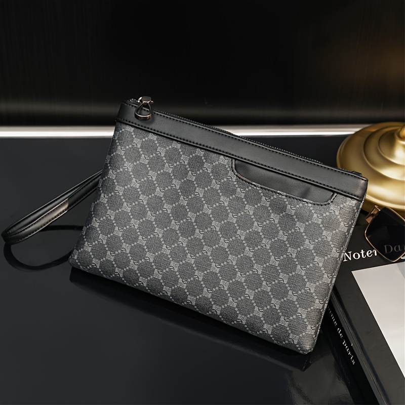 

1pc Plaid Pattern Casual Fashion Clutch Bag