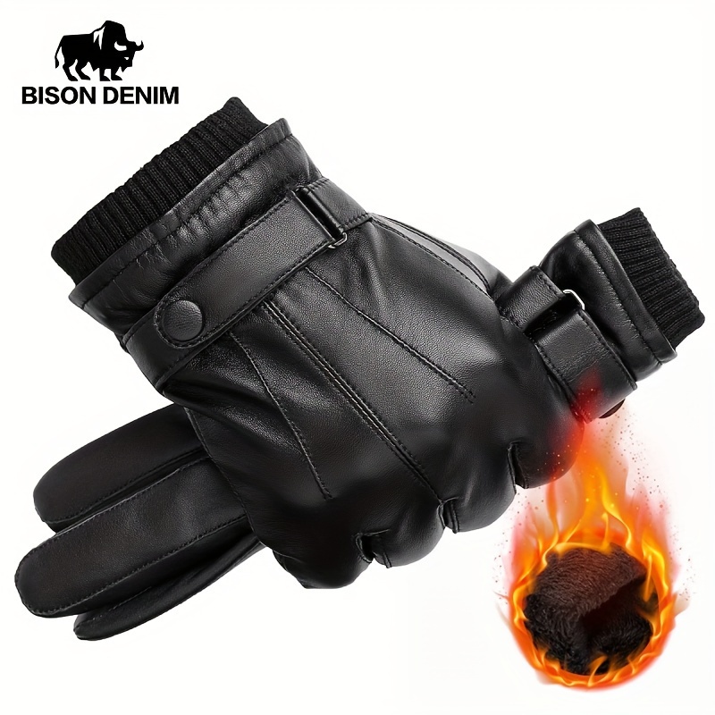 

Sheepskin Gloves - , Lined, - Touchscreen Compatible For , Driving, Cycling &