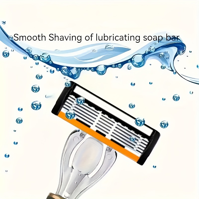 Luxury Men's Stainless Steel Razor Set with Skin-Fitting Blades