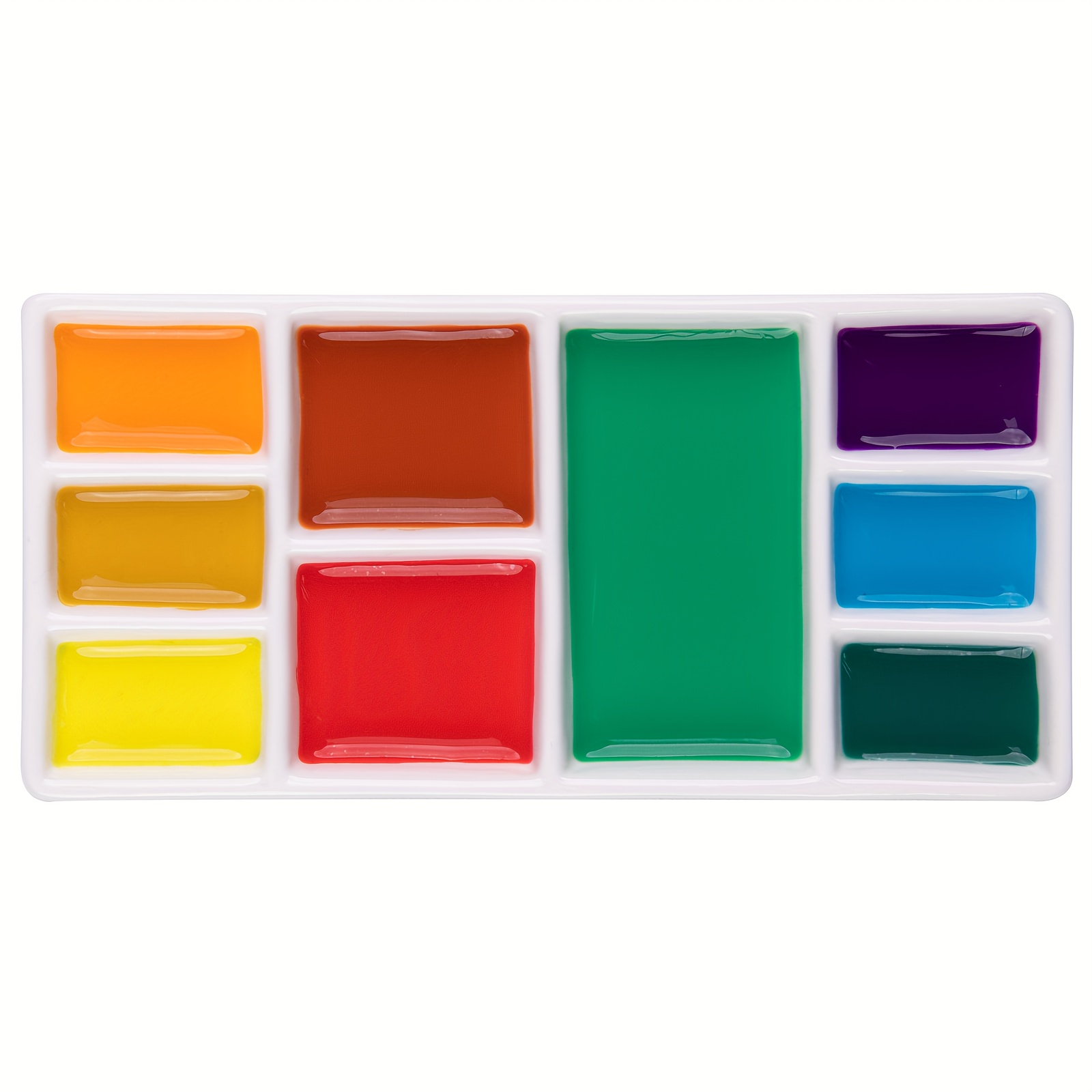 Sunflower Ceramic Paint Palette - 9 Compartment Artist Bead Sorting Tray