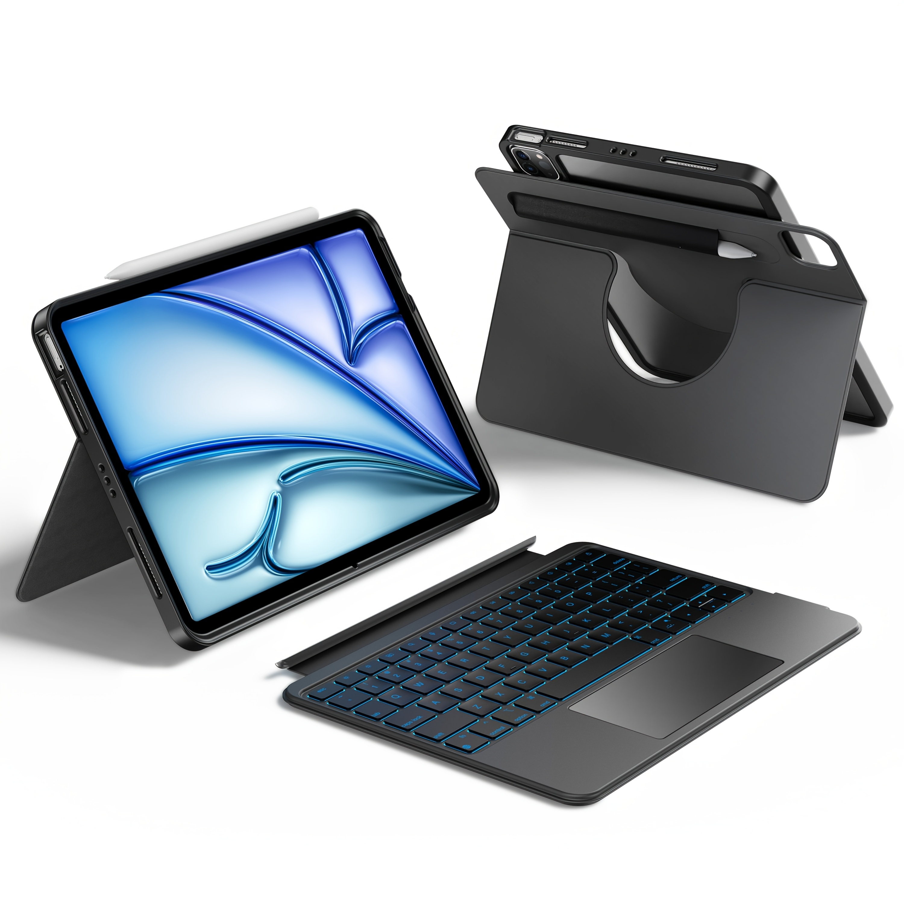キーボード HOU Mofa Keyboard Case iPad Air/Pro Amazon.com: HOU Keyboard Case for iPad Air 11 inch 2024 (M2