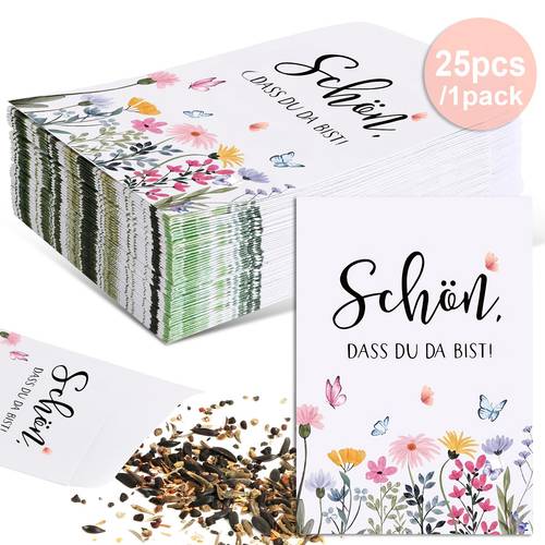 25pcs themed seed gift bags suitable for weddings s birthdays paper favor boxes with text for wedding favors gifts birthday party supplies guest treats