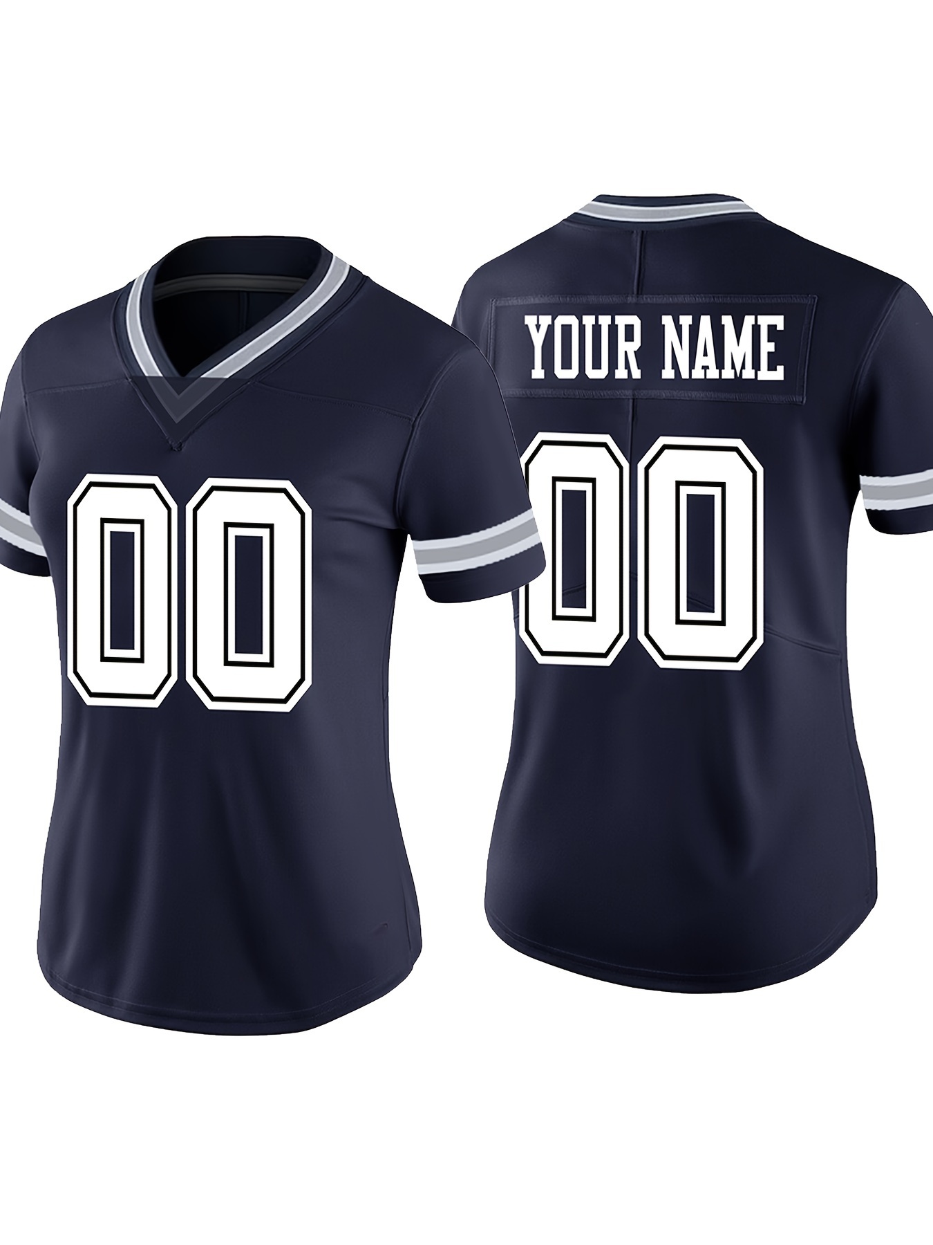 camiseta fútbol americano mujer personalizable número Temu Uruguay