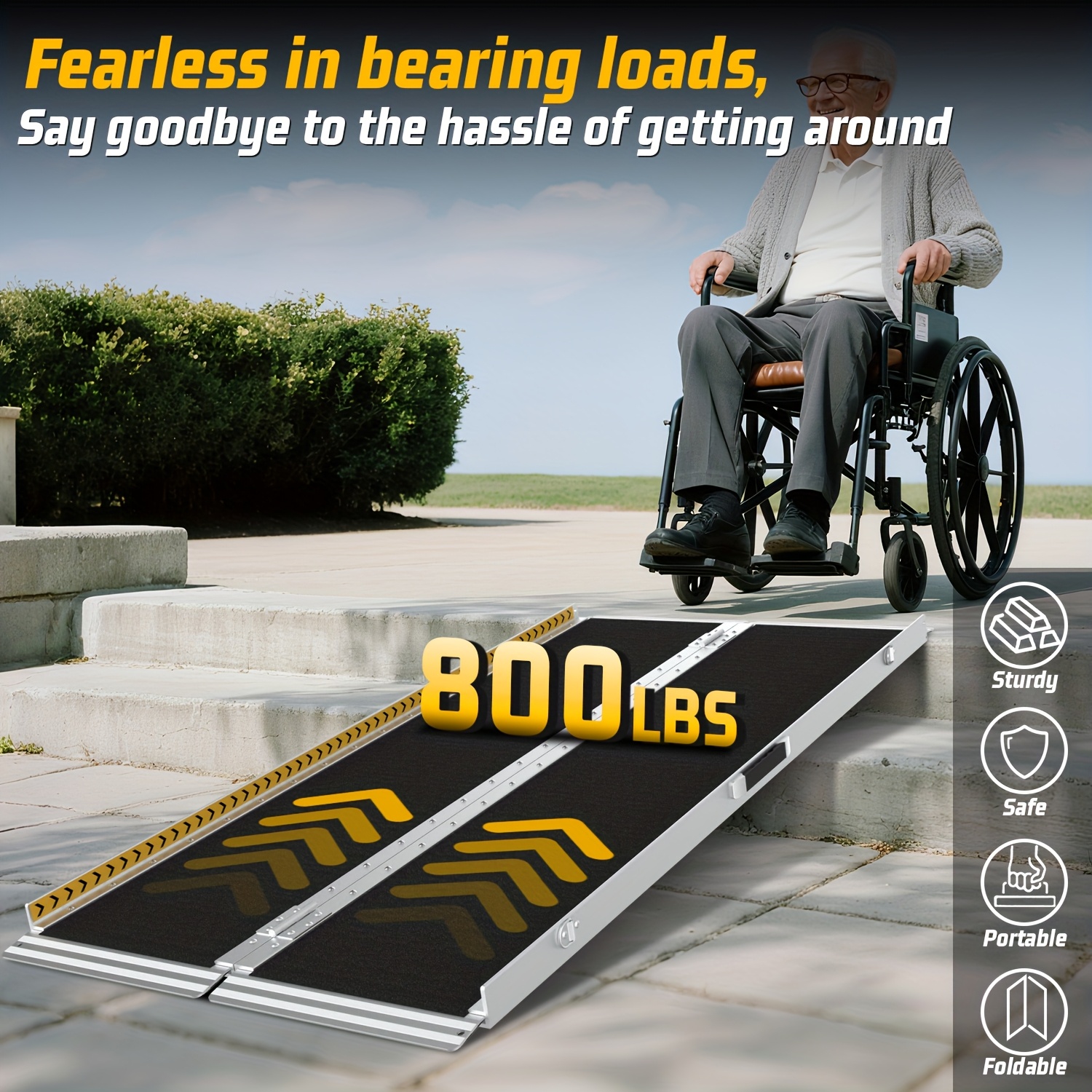 wheelchair ramp sold on Temu United States