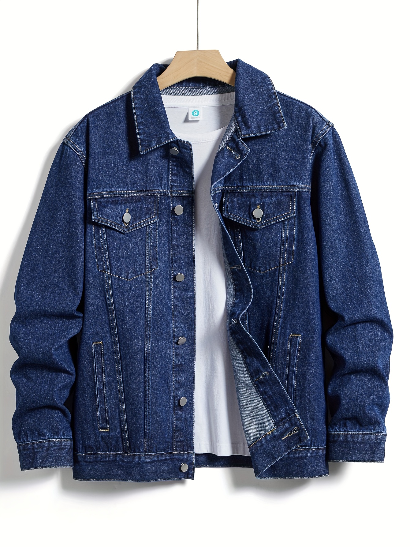Men's Casual Slim Jacket, Men's Denim Jacket