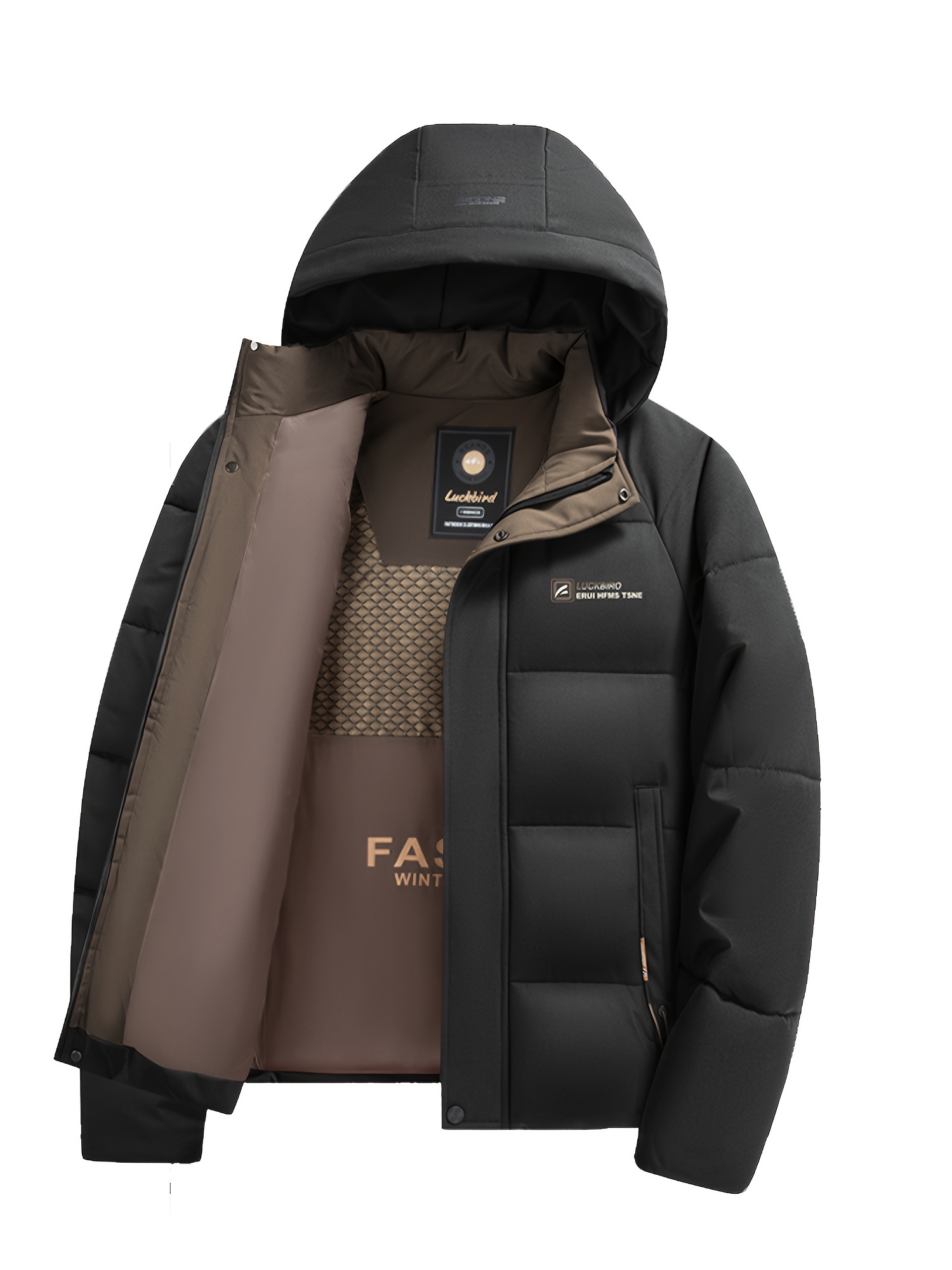 ανδρικό χειμερινό μπουφάν με κουκούλα, πλήρως φερμουάρ, ελαφρύ παλτό με στενή γραμμή, κόκκινο/λευκό γιακά & χρυσό λογότυπο - πλενόμενο στο πλυντήριο για σκι, σνόουμπορντ & κρύο καιρό (-γεμισμένο), χειμερινά μπουφάν για άνδρες, χειμερινά παλτά για άνδρες, χειμερινά ρούχα για άνδρες, μπουφάν για άνδρες χειμώνα, χειμερινό μπουφάν για γυναίκες, χειμερινό παλτό ανδρών, ανδρικό χειμερινό παλτό, χειμερινό παλτό για άνδρες, χειμερινά μπουφάν για γυναίκες, ανδρικά χειμερινά ρούχα, Στοιχεία είδους 0