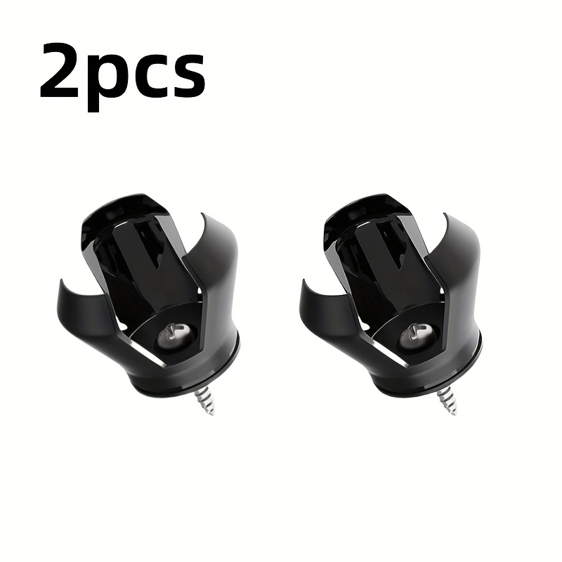 TEMU 2pcs Black Golf Ball Grabber Attachment With Secure Clamp & Textured Grip - Durable For - Grass, Practice & Training , Sports Training Gear, Construction