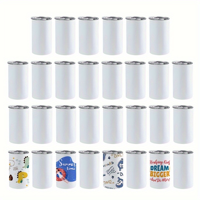 

30pcs 12oz Straight Double Wall Insulation Vacuum Stainless Steel Sublimation Tumblers