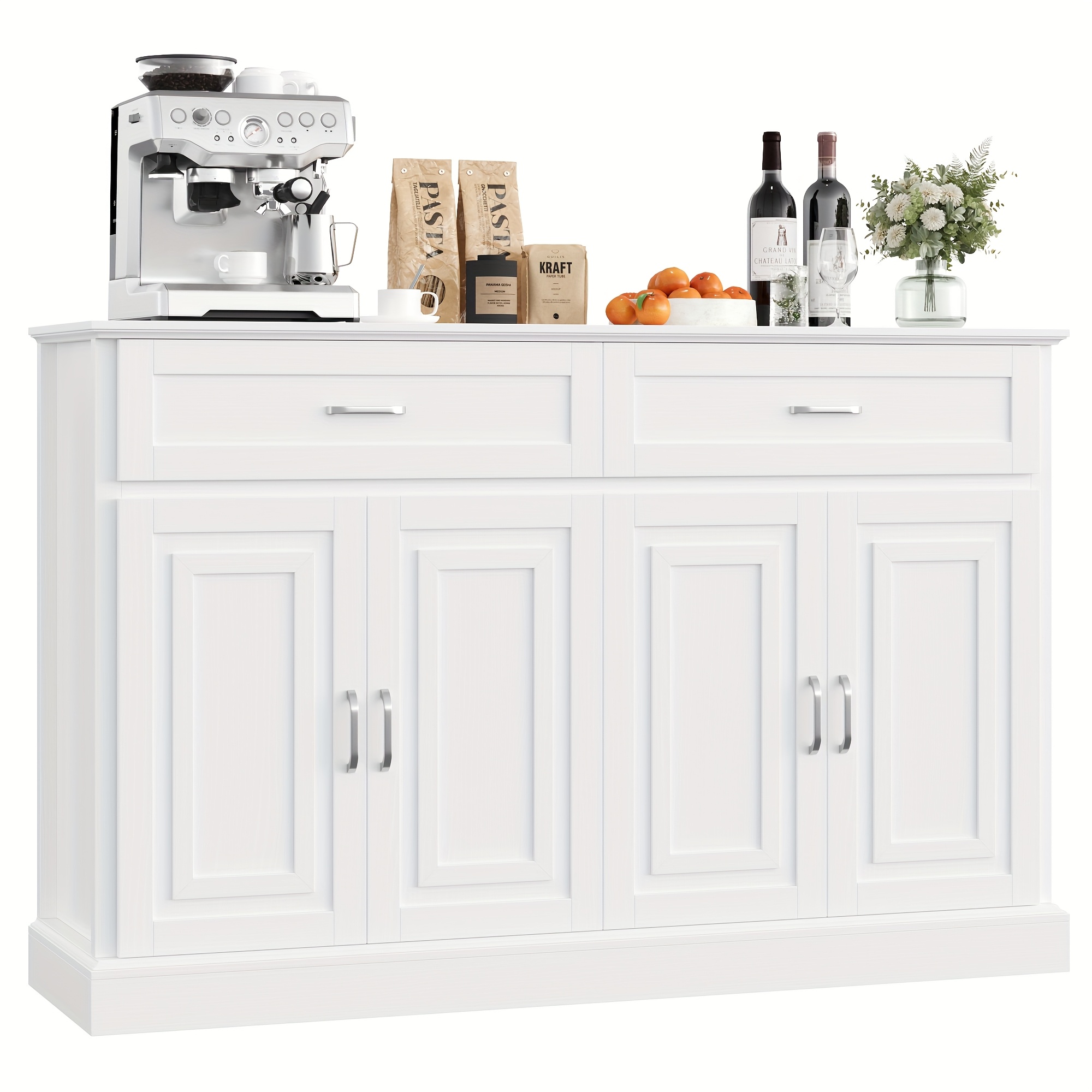 TEMU Kealive Storage Cabinet, Kitchen Sideboards, Chest Of Drawers, With With Drawers And Doors, In 2 Package
