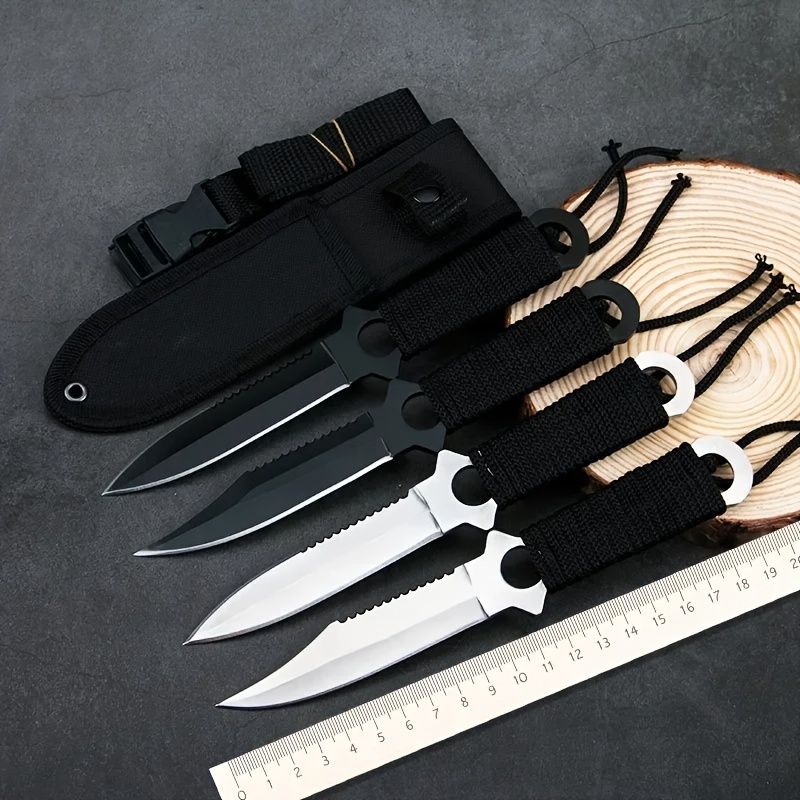 

Edc Convenient Cutting Knife, High Hardness Outdoor Straight Knife, Suitable For Hiking, Fishing, Multi-purpose Knives