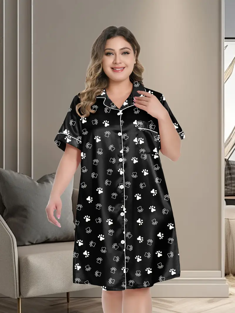 t shirt pajama dress Women's Jersey Pajama T-Shirt Dress