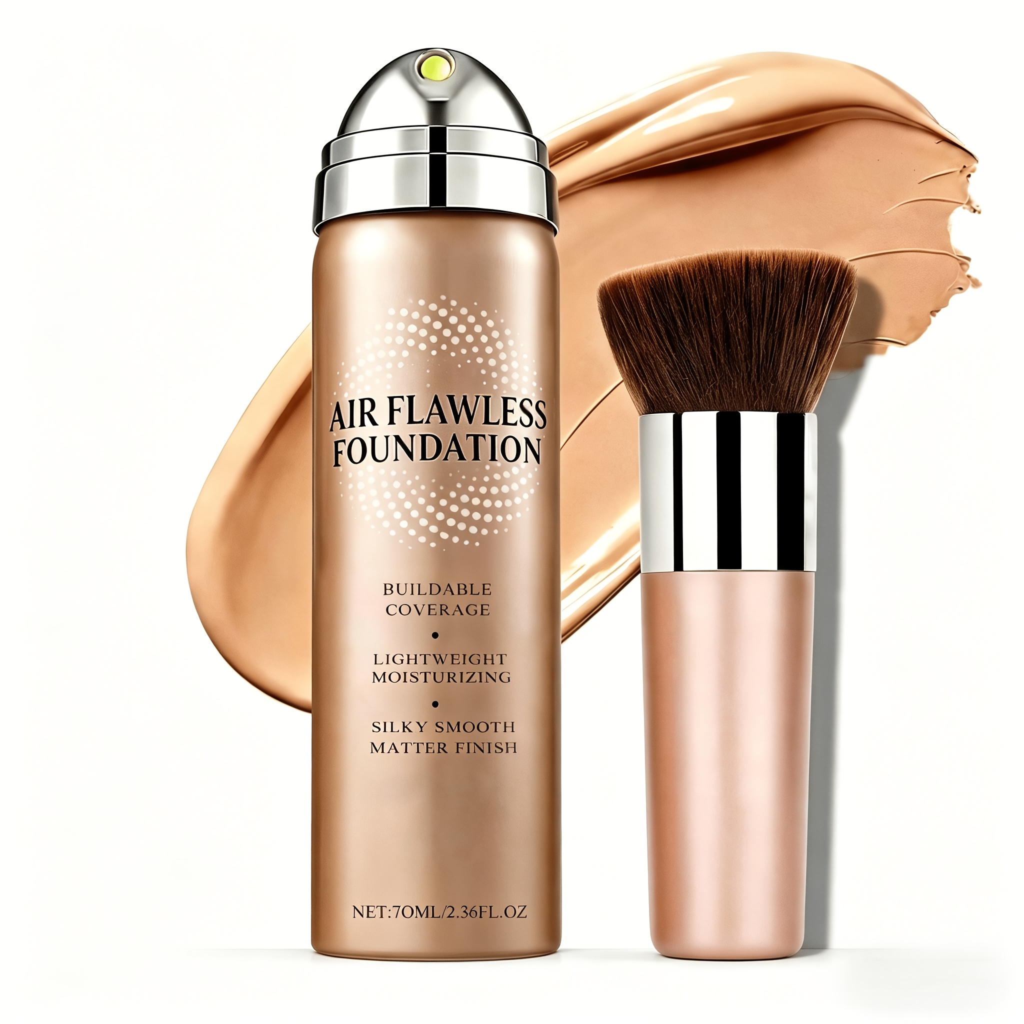 Air Cushion Foundation 2.0 | Magic Minerals Liquid Foundation Makeup | Mist Spray Foundation, Flawless Setting Spray For Mature Skin