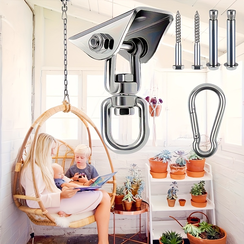 Hanging Kit Hammock Chair Hook Shade Sail Hardware Heavy Duty