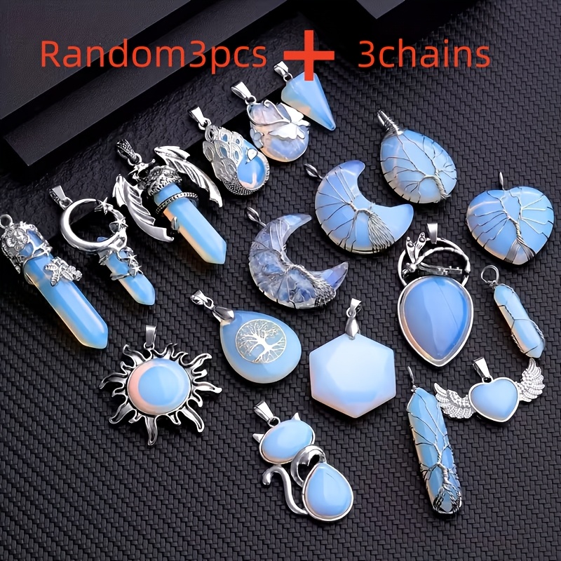 6pcs Set, Mixed Batch, Random Bohemian Style Pendants. To Yourself. Each Piece Is Unique, Gentle, And Diy-friendly