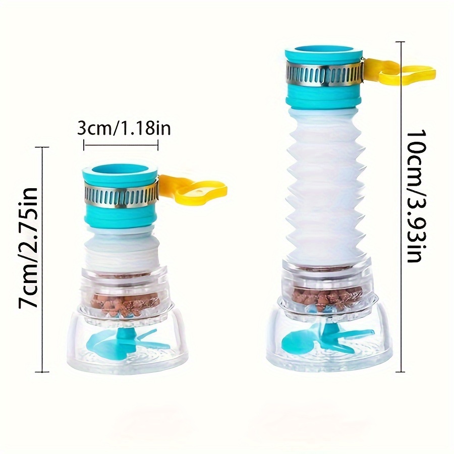 Rotating Faucet Water Purifier Filter, Extender with Water Purifier - Plastic, Purifier Kitchen Sink Accessories, Clean Hands And Drinking Water, No Electricity Required, Control Water Flow, Filter for Drinking Water