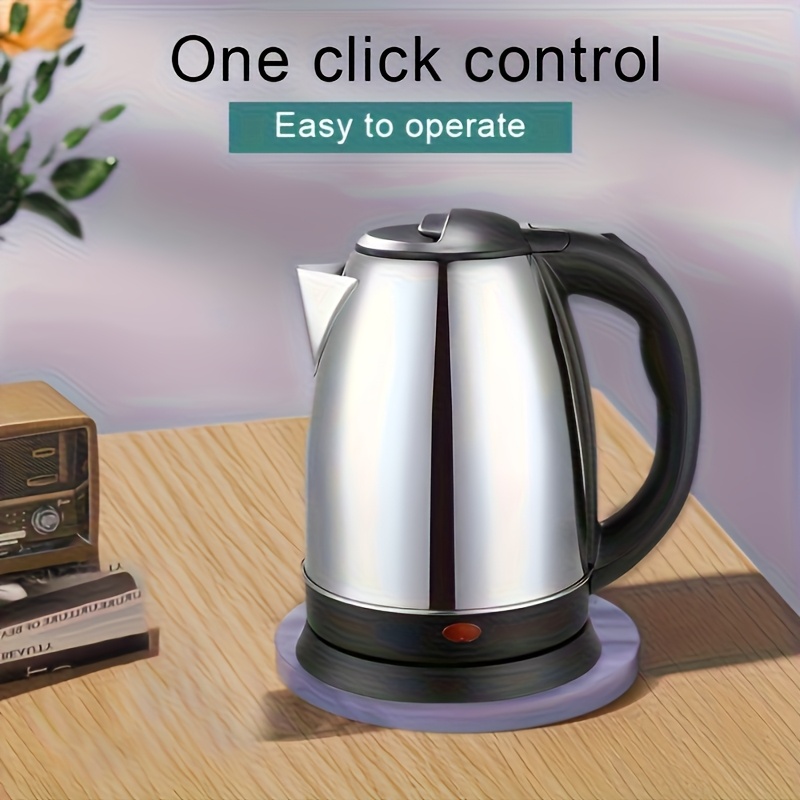 TEMU 1pc High- Kettle, Stainless Steel Kettle, Large-capacity Automatic , Scalding-proof Boiling Kettle, Household Stainless Steel Electric Kettle,