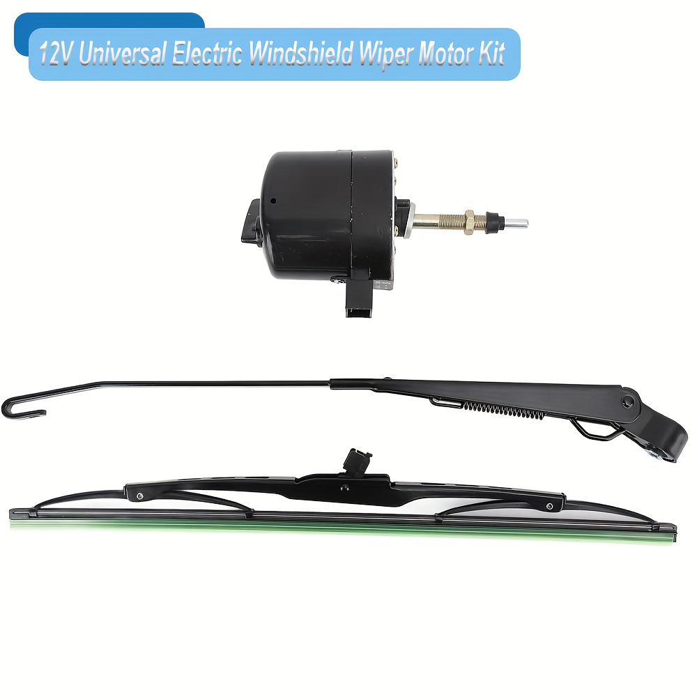 TEMU Durable And 12v Utv Wiper Motor For 01287358 0390506510 7731000001 Replacement For Tractor Fishing Boat Atv Utv Suitable For Most Tractors, Lawn