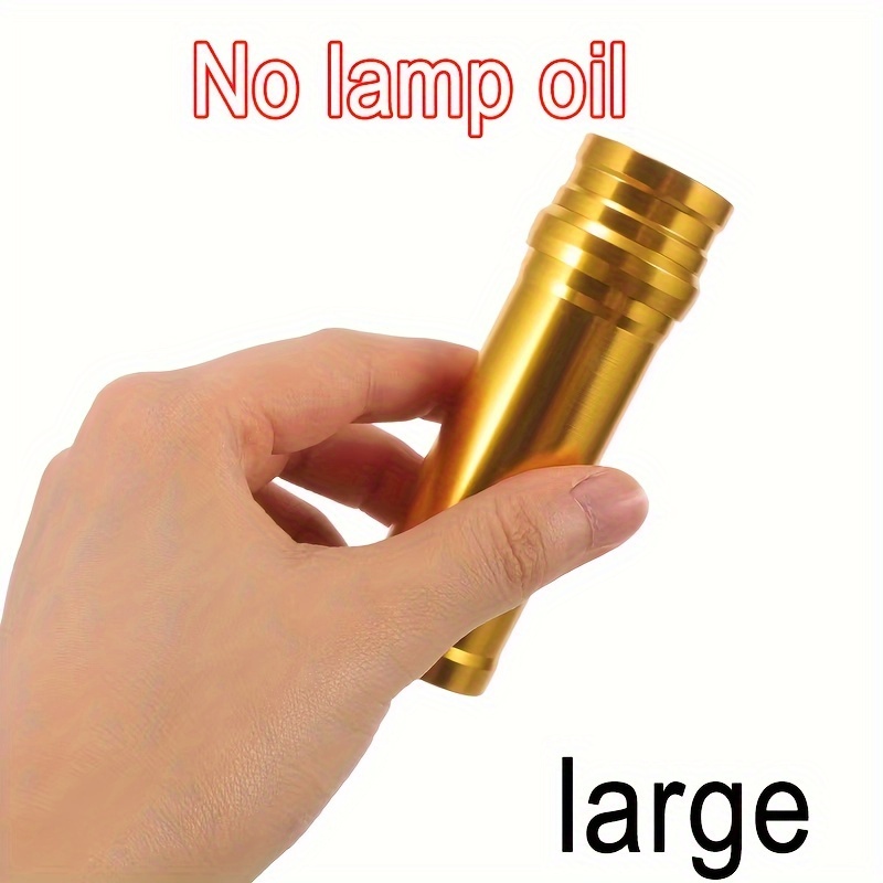 TEMU 1 Portable Metal Mini Lamp Laboratory Equipment Heating Liquid Stove Outdoor Survival Camping Hiking Excellent Product (lamp Oil Not Included)