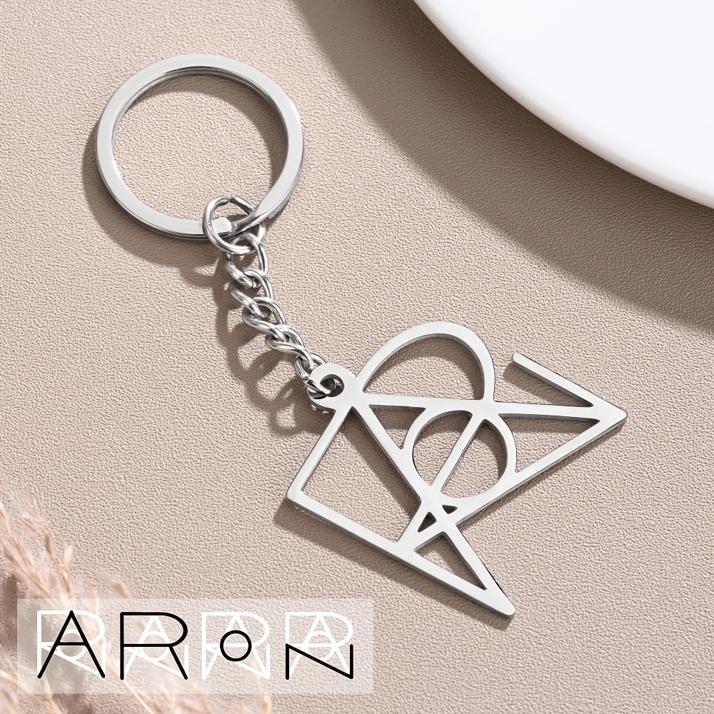 TEMU Custom Name Logo Keychain, Personalized Name Key Ring, Stainless Steel Nameplate Sign Pendant Key Holder, Make More Meaningful Design Keychain,