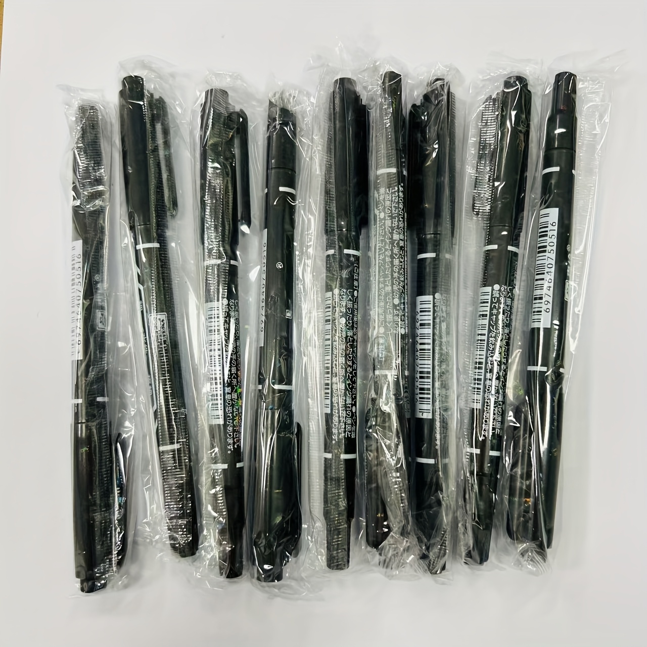 TEMU 10pcs Dual-tip Permanent Art Markers - Fine & Tips (black Ink), Washable, Medium Point For Sketching, Drawing, School Supplies, Art Supplies,