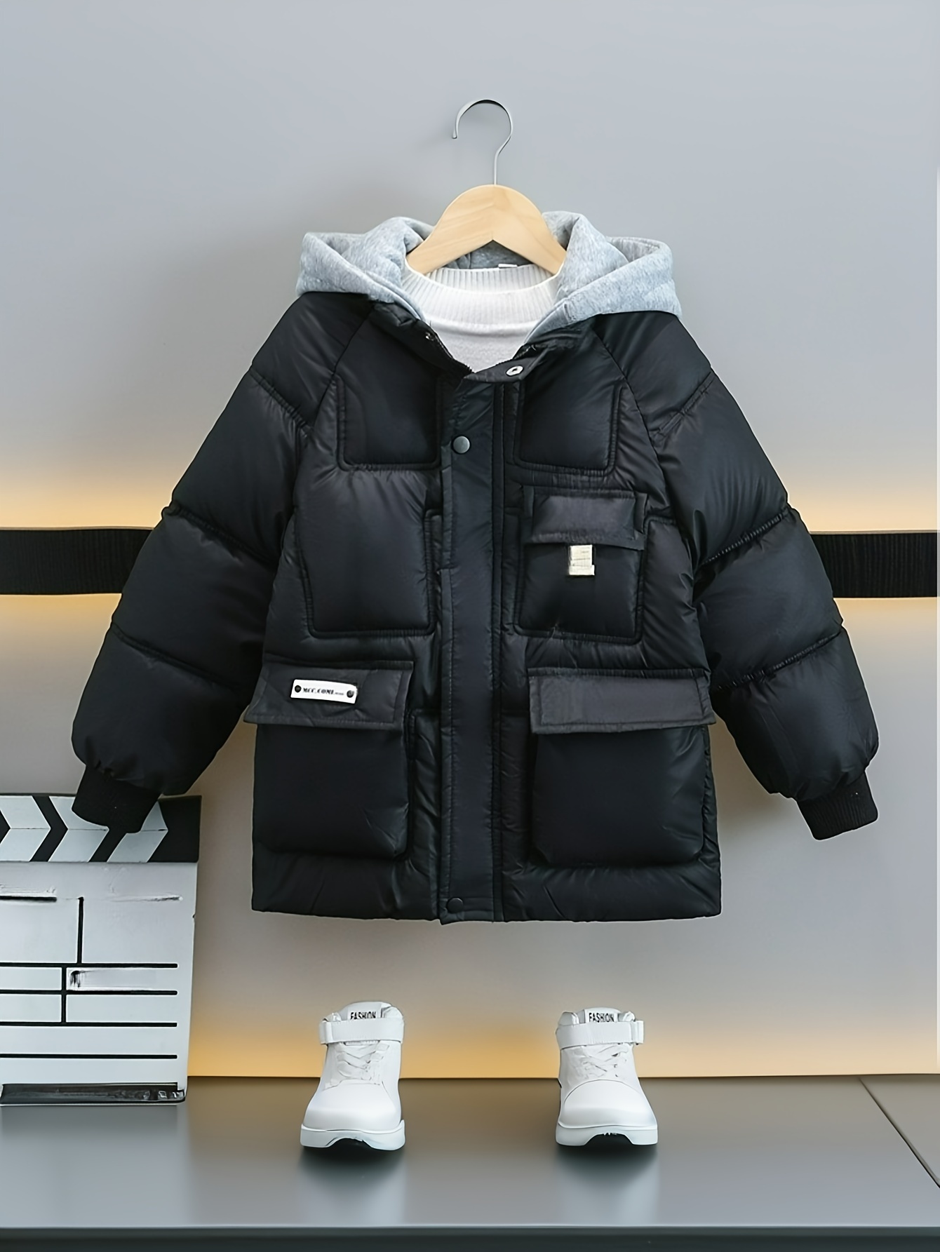 boys heavy duty winter coat thermal insulated cold weather Temu