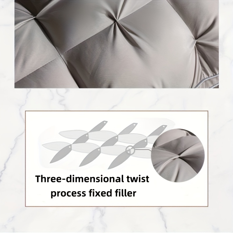 2/1pc Luxury 5-Star Hotel Quality - Deep Sleep Neck Support, High-Density Non-Drooping All-Season with Satin Cover, 100% Polyester Filling, Hand Wash & Vacuum Compression Packaging for Home Decor