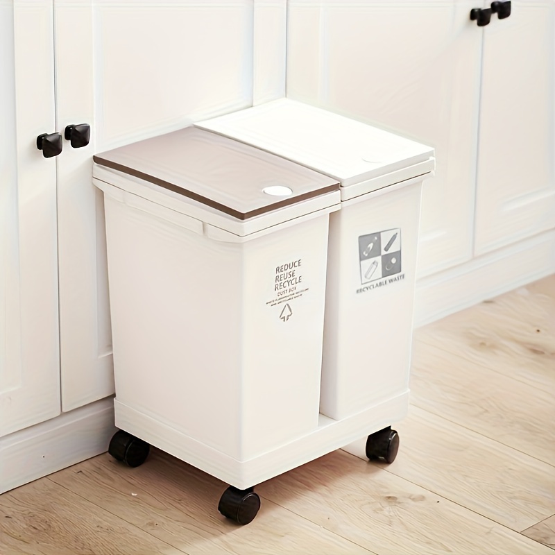 Dry And Wet Separation Trash Can Household Multi functional - Temu