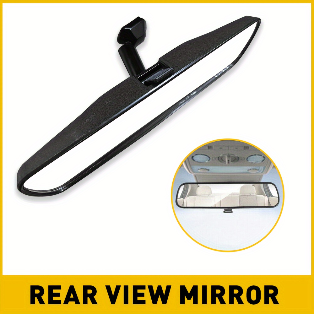

1pcs Quality 8" Black Car Rear View Mirror Interior Replacement For Vw Ford Kia Universal Models